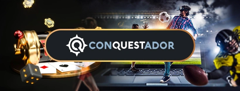Conquestador Casino welcome bonus banner for New Zealand players