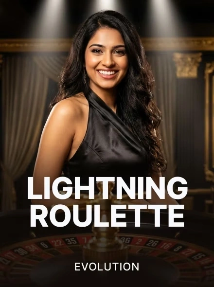 Lightning Roulette live game by Evolution